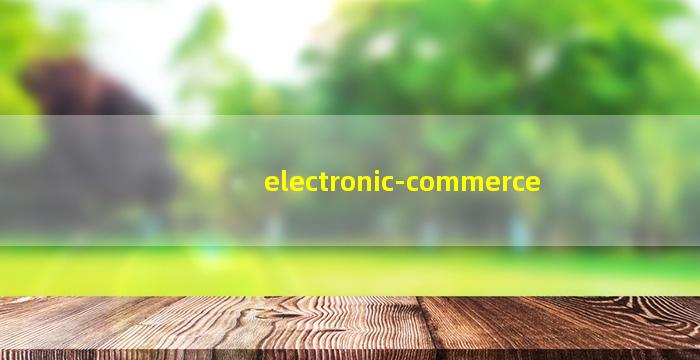 electronic commerce