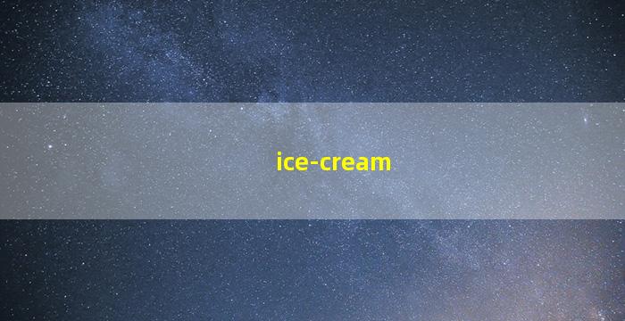 ice-cream