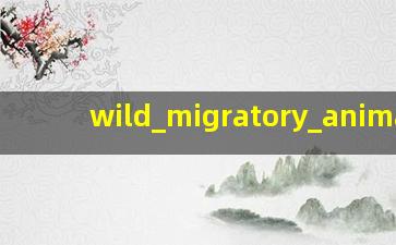 wild migratory animals